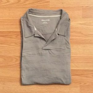 Men’s DKNY Gray Short Sleeve Polo